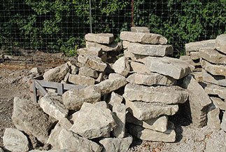 6 Inch Ledge Rock, Landscaping Rock, Decorative Rock Services, Lawrence, Kansas