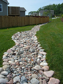 Landscape Drainage Solutions in Lawrence, KS