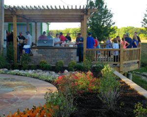 Party at the Lawrence Landscape tree farm