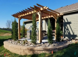 Custom landscape design near Lawrence, KS