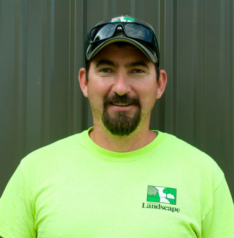 Chirs, employee of Lawrence Landscape