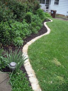 Landscape Edging with Rocks