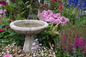 bird bath installation