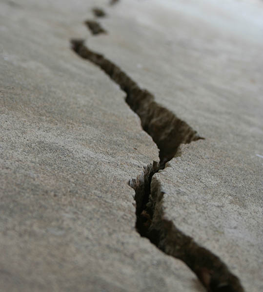 Crack in foundation
